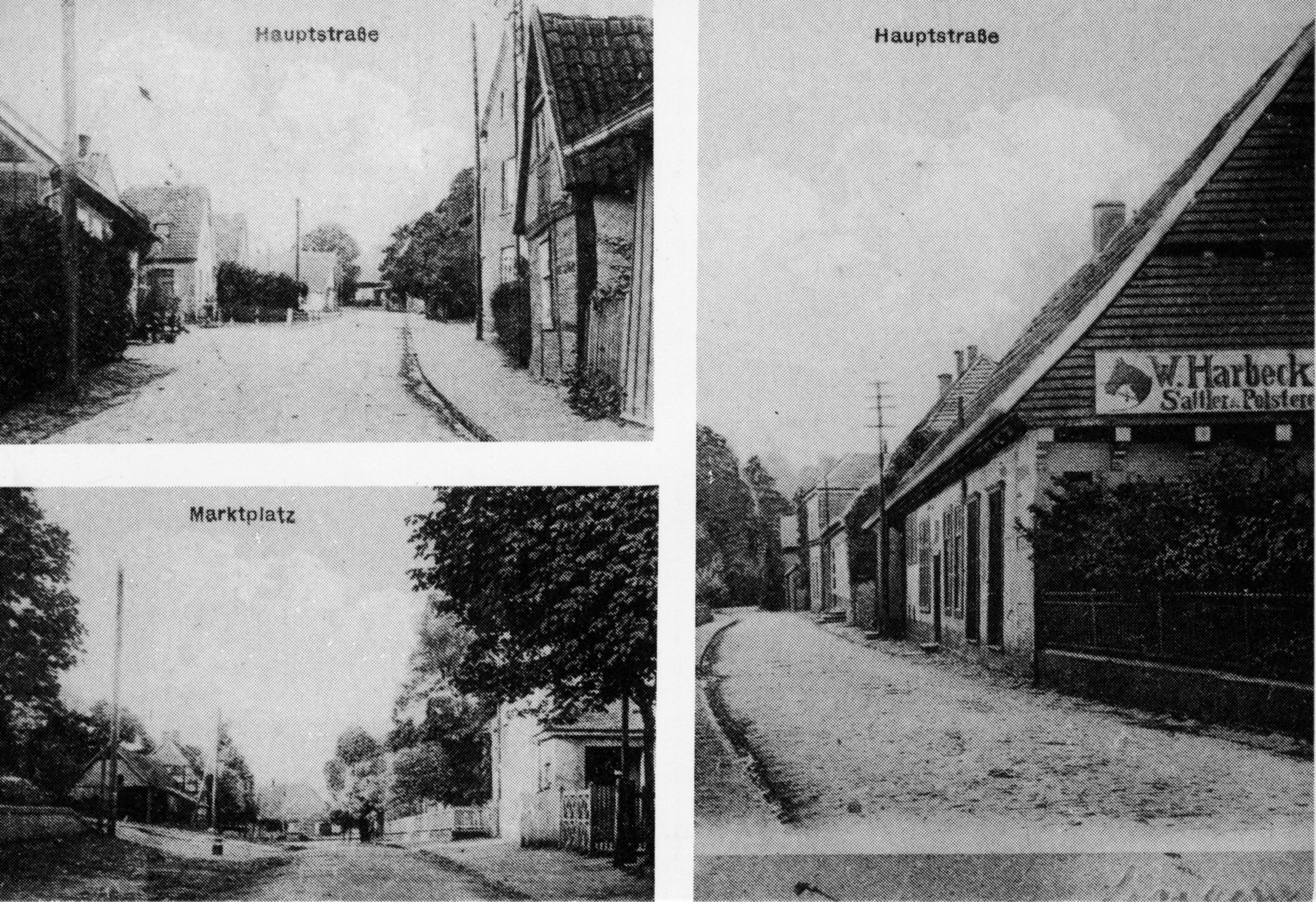 9 Hauptstraße und Antener Straße 1915